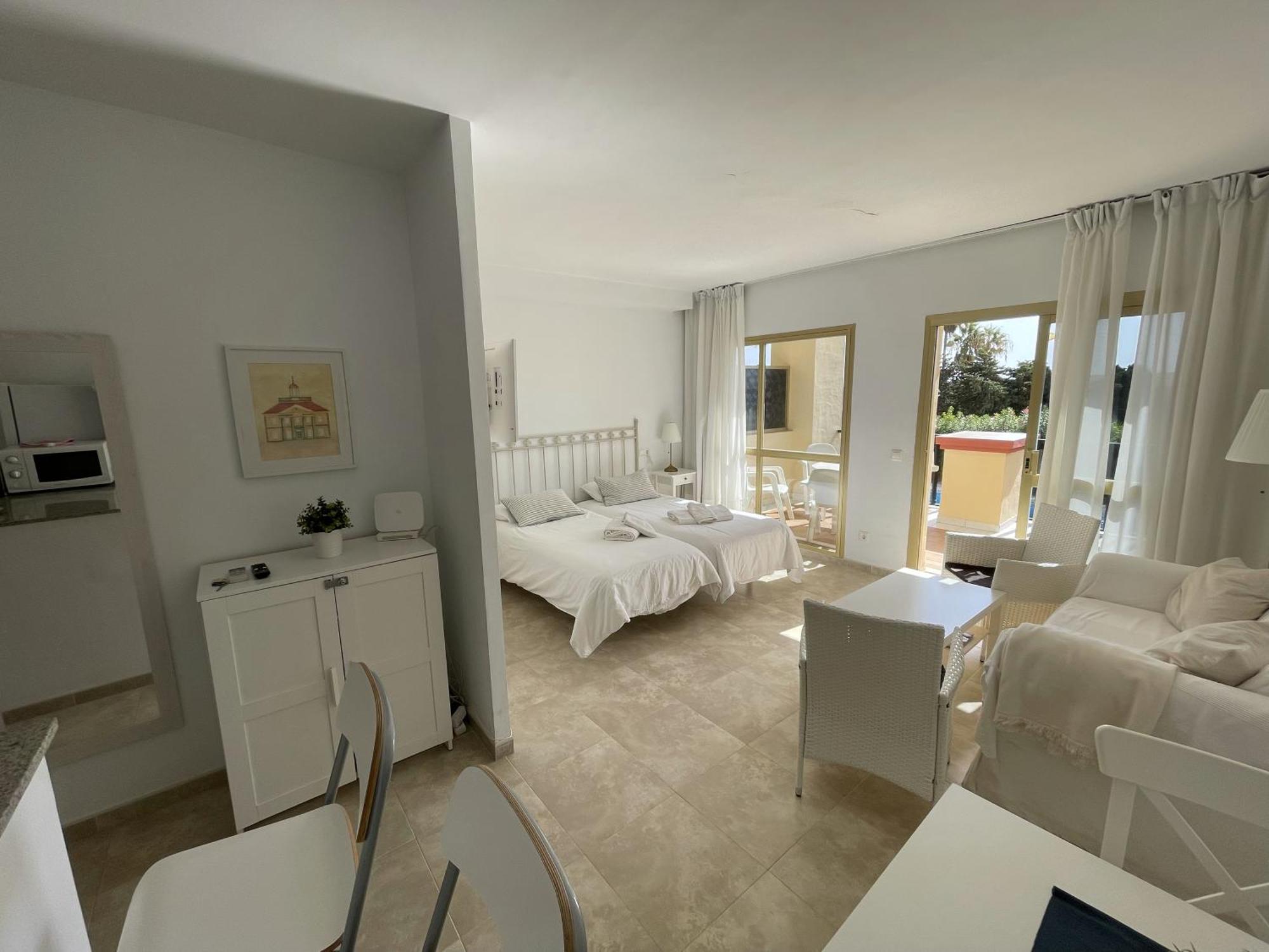 Estudio Primera Linea 50 Mtrs Playa. Fibra 600Mb Marbella Bagian luar foto