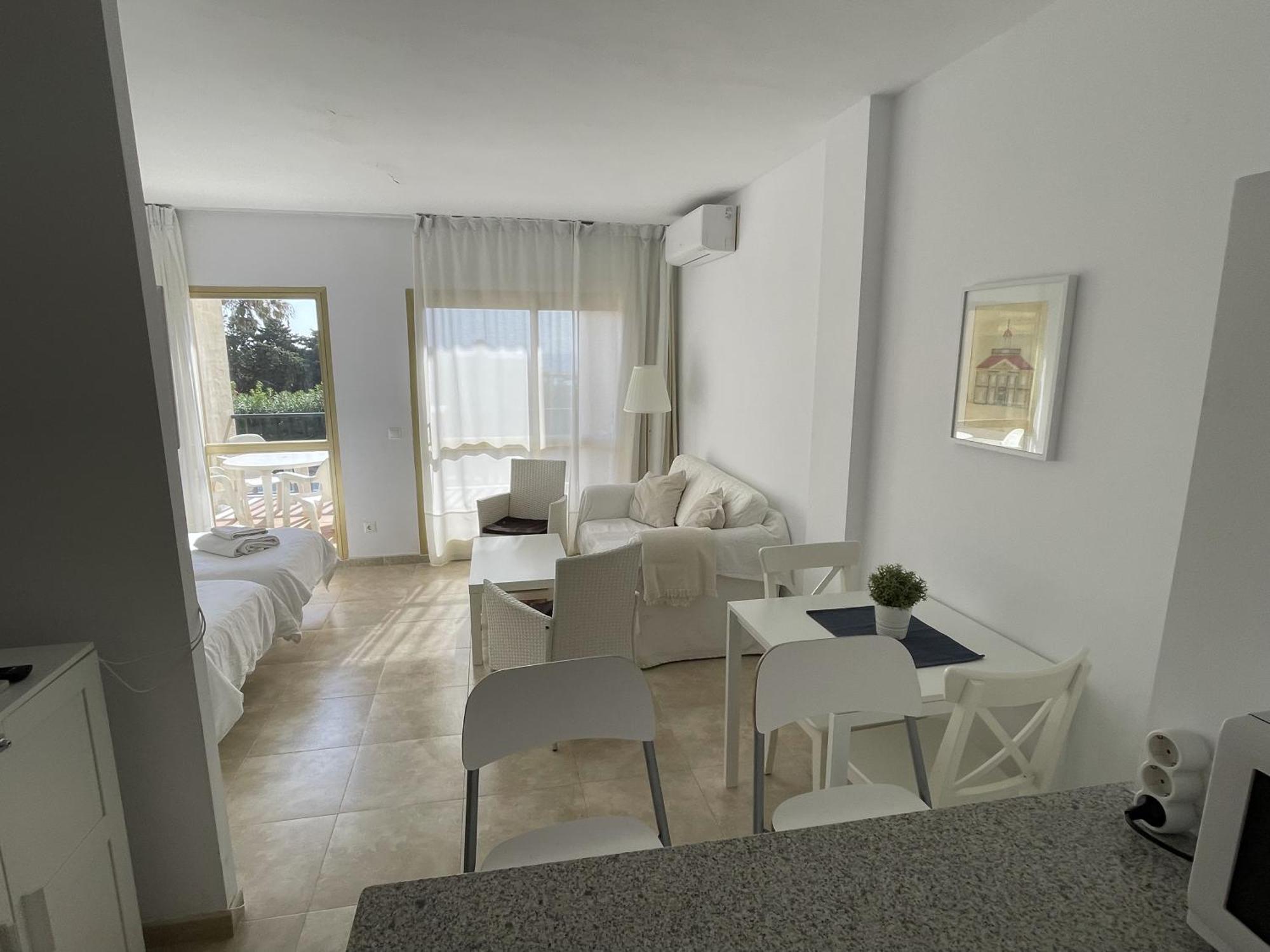 Estudio Primera Linea 50 Mtrs Playa. Fibra 600Mb Marbella Bagian luar foto
