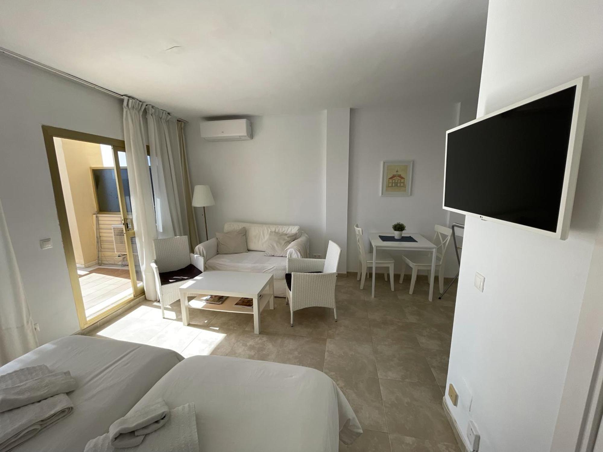 Estudio Primera Linea 50 Mtrs Playa. Fibra 600Mb Marbella Bagian luar foto