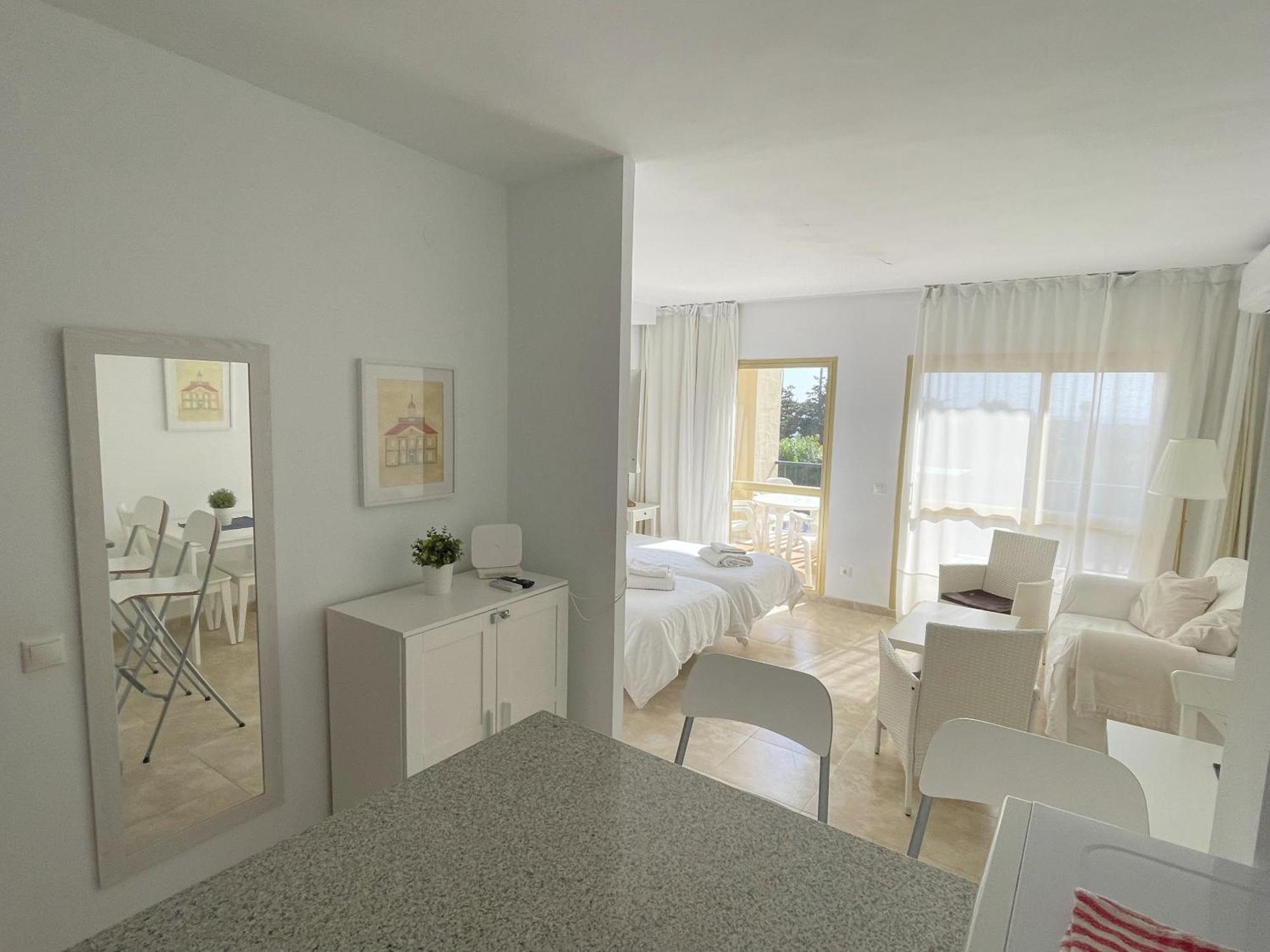 Estudio Primera Linea 50 Mtrs Playa. Fibra 600Mb Marbella Bagian luar foto