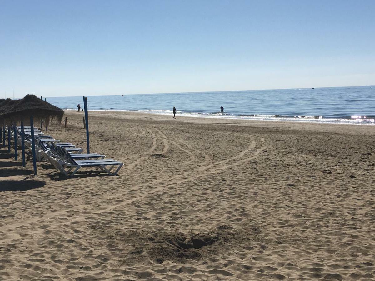 Estudio Primera Linea 50 Mtrs Playa. Fibra 600Mb Marbella Bagian luar foto
